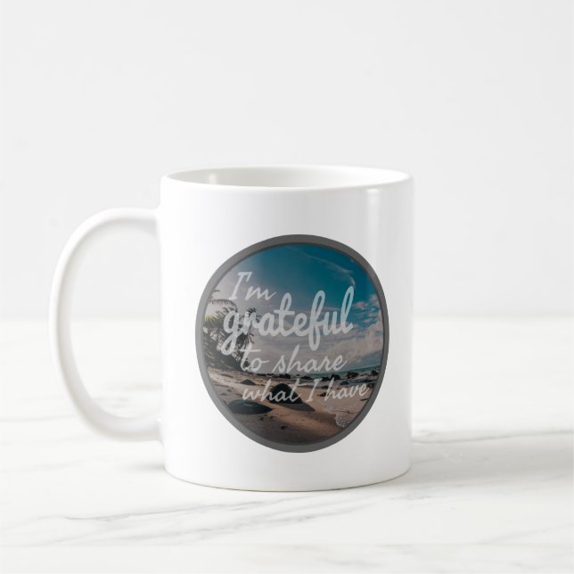 positive vibes for self improvement coffee mug (Left)