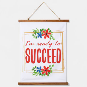 positive vibes for success and self love classic  hanging tapestry