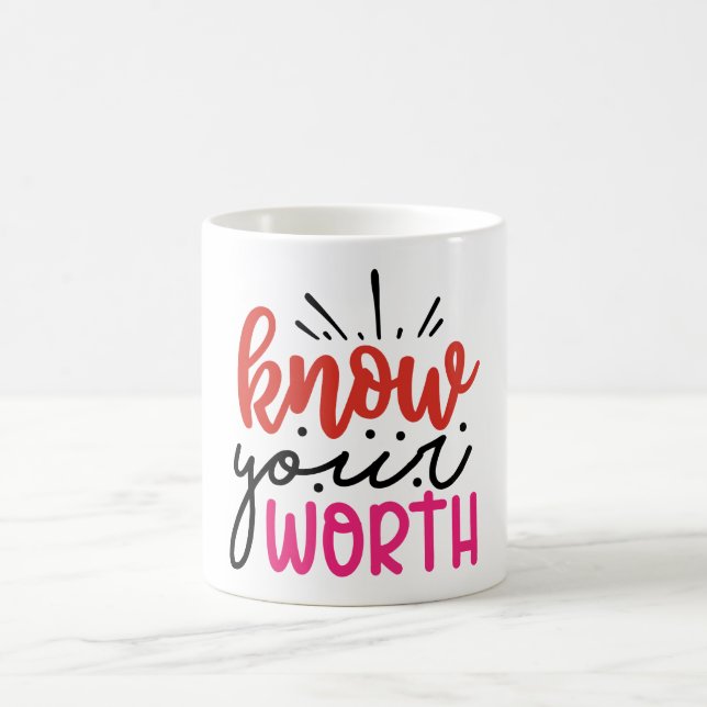 Positive Vibes | Motivational Quote Magic Mug (Center)