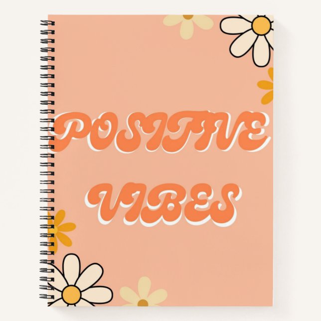 Positive Vibes Notebook  (Front)