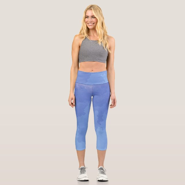 Positive Vibes Only Capri Leggings (Front)