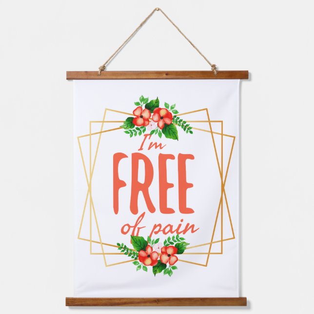 positive vibes quotes for success  hanging tapestry (Front)