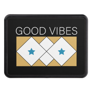 Positive Vibes refreshing design Trailer Hitch Cover