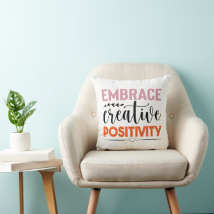  Positive Vibes Special Quotes  Throw Pillow