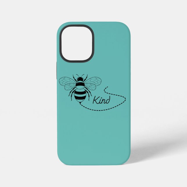 Positive vibes Typography iPhone Case (Back)
