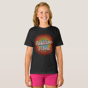 positive vibes vintage style T-Shirt