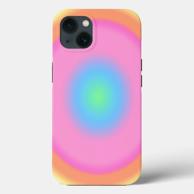 Positive Vibrations - Colourful Radial Gradient  Case-Mate iPhone Case (Back)