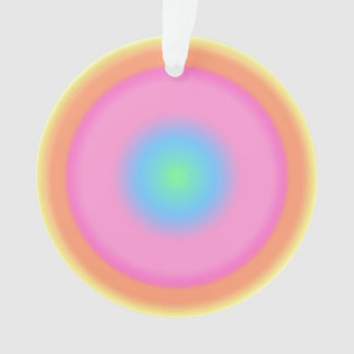 Positive Vibrations - Colourful Radial Gradient Ornament