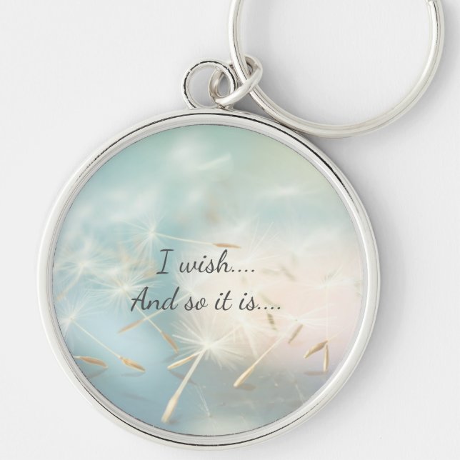 Positive wishes keychain (Front)