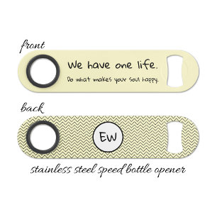 Positive words add initials yellow bar key
