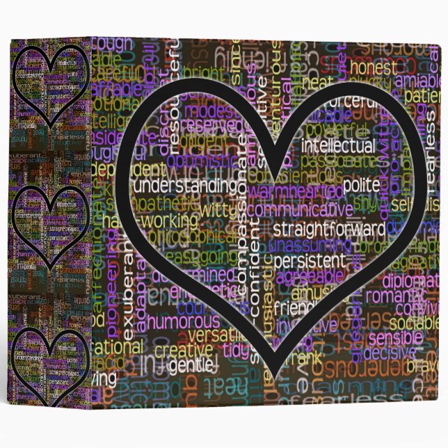 Positive Words Binder (Front/Spine)