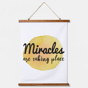 positive words for life and work  hanging tapestry