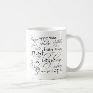 Positive Words Items Coffee Mug