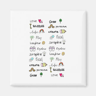 Positive Words Magnet