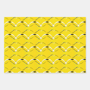 Positive Yellow Wrapping Paper Sheet