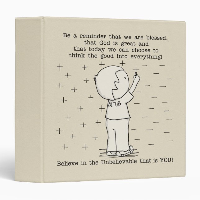 Positively Blessed Binder (Front/Spine)