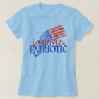 POSITIVELY PATRIOTIC LOVE AMERICA FLAG T-Shirt