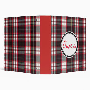 Positively Plaid 3-Ring Binders