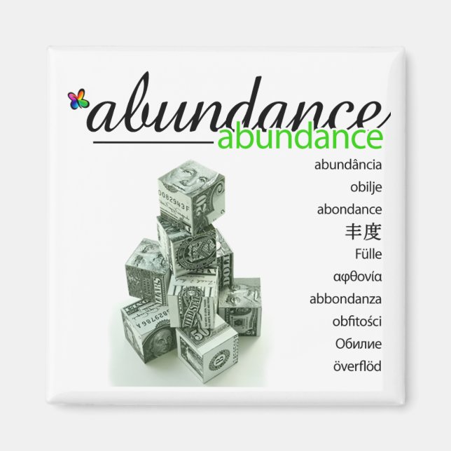 PositivEnergy Abundance Magnet (Front)