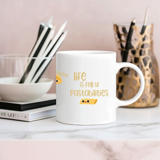 Positivité des pâtes | Amusante Mug de Foodie Ital (Créateur téléchargé)