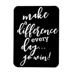 Positivity Magnets, Customize Message Refrigerator Magnet