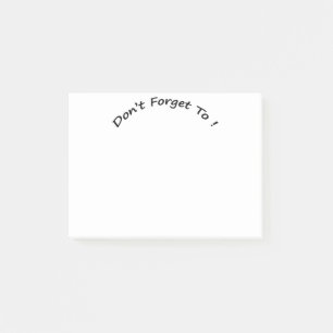 PosItNotes- Don't Forget to Post-it Notes