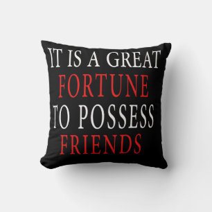 possess friend Throw Pillow