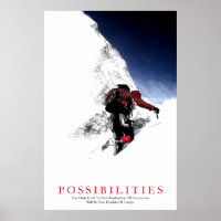 Possibilities Quote Mountaineer Positive Thinking