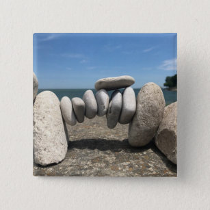 Possibilities, Rock Art Photography 2 Inch Square Button