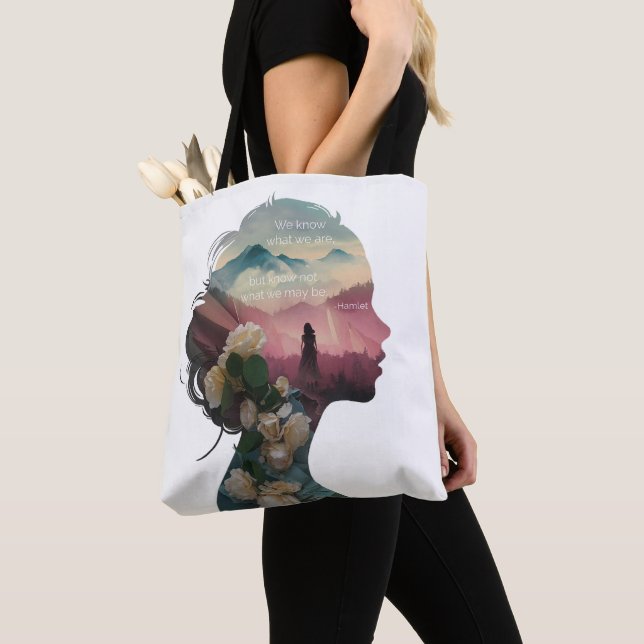 Possibility Horizon - Inspirational Shakespeare Tote Bag (Close Up)