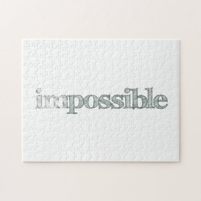 Possible Impossible Motivational Quote Jigsaw Puzzle (Horizontal)