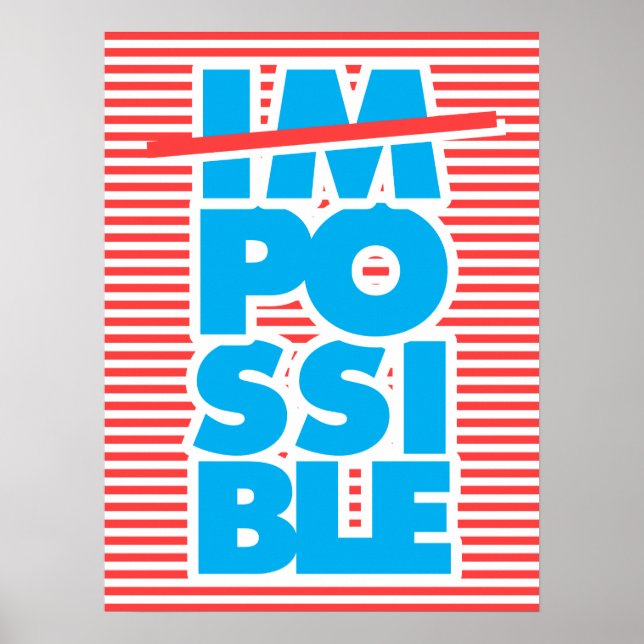 Possible, Impossible Poster (Front)