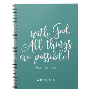 Possible With God Personalized Prayer Journal
