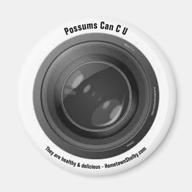 Possum Can C U Magnet (Devant)