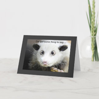 Possum Design Holiday Card