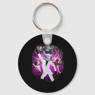 Possum Disco Ball Dancing Keychain