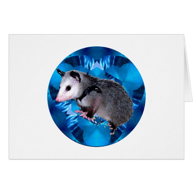 Possum Kaleidoscope bleu (Devant horizontal)