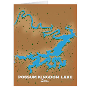 Possum Kingdom Texas map