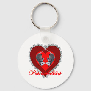 Possum Love Keychain