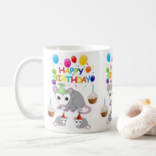 Possum Mug Joyeux Anniversaire Mug