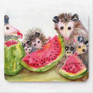 Possum Picnic Mousepad