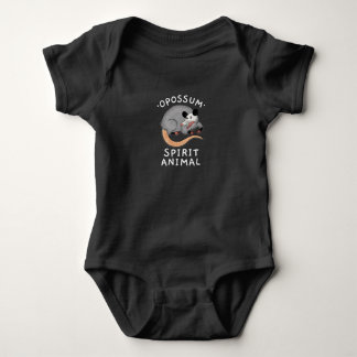 POSSUM SPIRIT ANIMAL BABY BODYSUIT