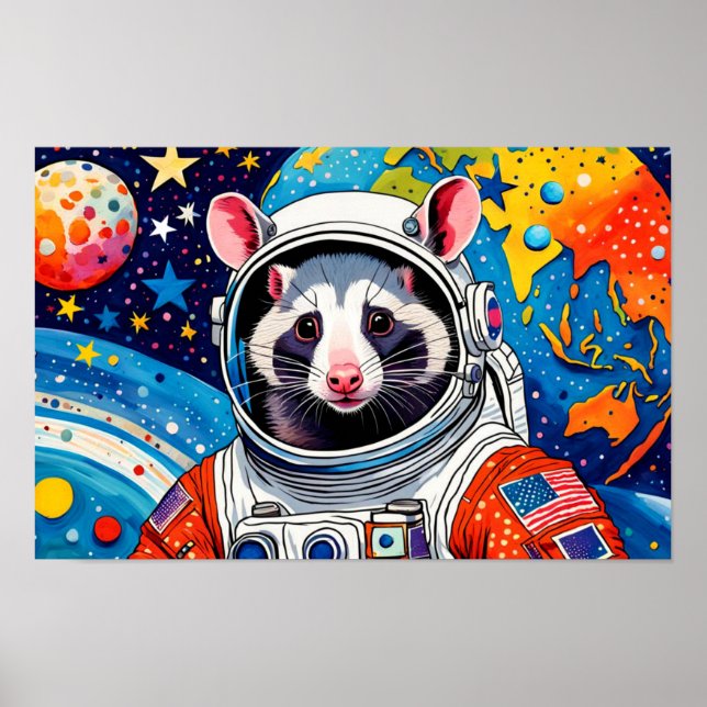 POSSUM-TO THE STARS AND BEYOND 4 POSTER (Front)