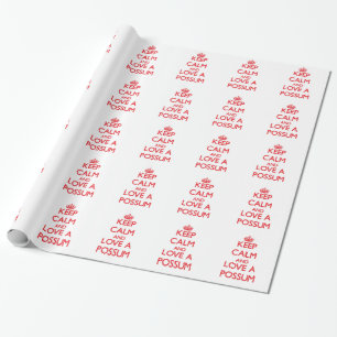 Possum Wrapping Paper