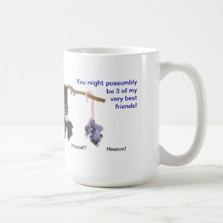 Possumbly 3 best friends! coffee mug