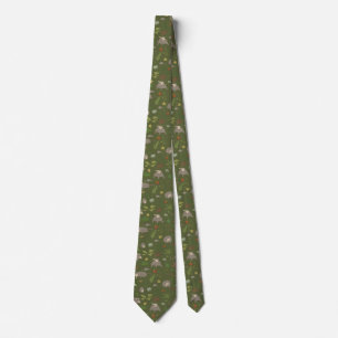 Possums in a Berry Field in Green Tie
