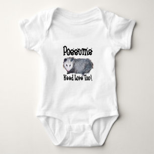 Possums Need Love Too Baby Bodysuit