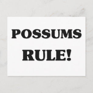 Possums Rule Postcard