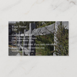 Post and Rail Fence Business Card