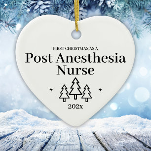Post Anesthesia Nurse First Christmas Ornament